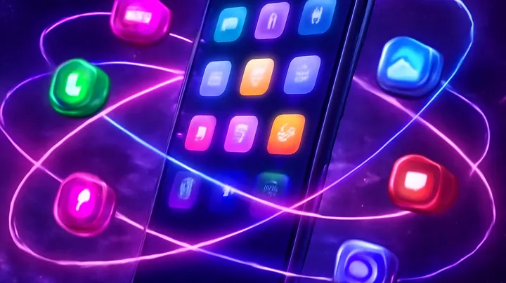 WIN63 COM - Sleek smartphone floating in space WIN63 COM Sleek smartphone floating in space