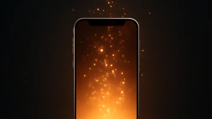 WIN63 COM - Modern phone with glowing screen WIN63 COM Modern phone with glowing screen